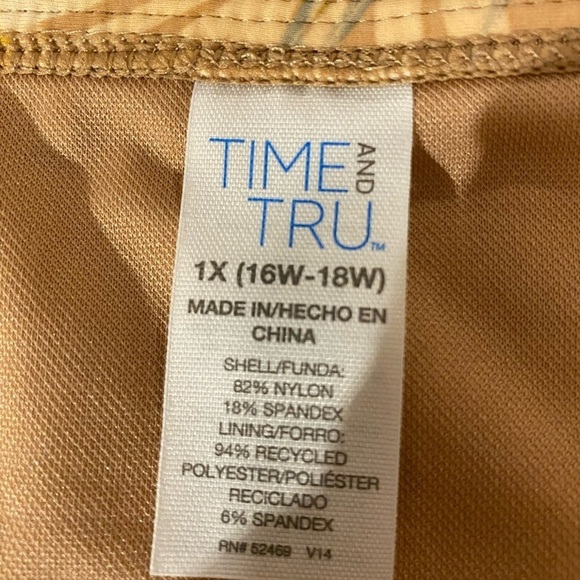 Time and Tru High Waist Bikini Bottom 1X (16W-18W) (FR) - Picture 7 of 11